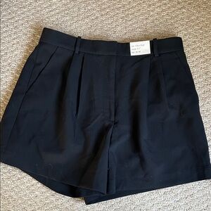 Abercrombie Sloane Trouser Shorts Black NWT